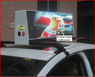 الصين 12V Digital Billboard Taxi يقود شاشة، أكريليكيّ تغطية ألومنيوم إطار صغير يقود عرض المزود