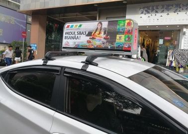 الصين تلقائيا فيديو حية تاكسي شاشة LED ضبط سطوع ضعف الجانب الألومنيوم المزود